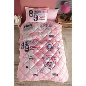 Clasy Denim Pembe Tek Kişilik Uyku Seti