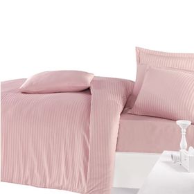 Clasy Düz Renk Pudra 220x200 cm Çift Kişilik Nevresim Takımı