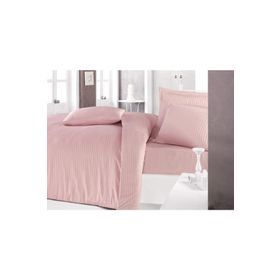 Clasy Düz Renk Pudra 220x200 cm Çift Kişilik Nevresim Takımı