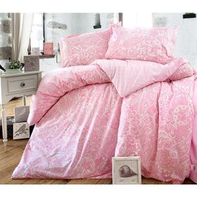 Clasy Elvina V2 Pembe Çift Kişilik 4 Mevsim Kapitone Nevresim Seti