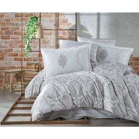 Clasy Fiorita V2 Lila 100x100 cm Ranforce Çift Kişilik Nevresim Takımı
