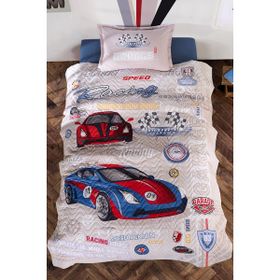 Clasy Garage %100 Pamuk Genç Yatak Örtüsü