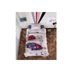 Clasy Garage V1 Mavi Tek Kişilik Uyku Seti