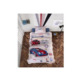 Clasy Garage V1 Mavi Tek Kişilik Uyku Seti