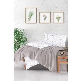 Clasy Metali Butik V2 Kahve Tek Kişilik Pike Takımı