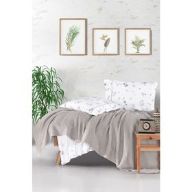 Clasy Metali Butik V2 Kahve Tek Kişilik Pike Takımı