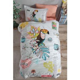 Clasy Paradise V1 Somon Ranforce Tek Kişilik Nevresim Takımı