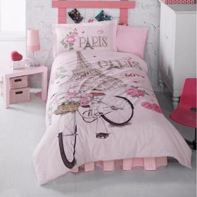 Clasy Paris Love Ranforce Tek Kişilik Uyku Seti