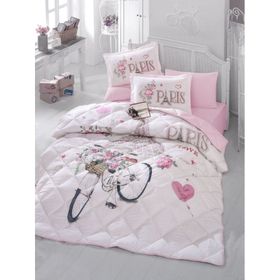 Clasy Paris Love Ranforce Tek Kişilik Uyku Seti