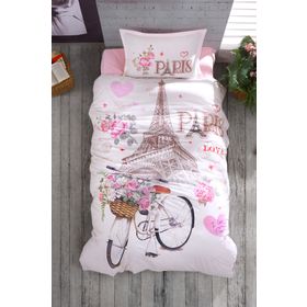 Clasy Paris Love Tek Kişilik Genç Nevresim Takımı