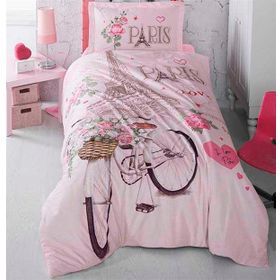 Clasy Paris Love Tek Kişilik Genç Nevresim Takımı