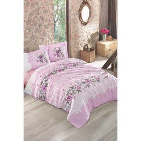 Clasy Pembe Çift Kişilik 200 x 220 cm Nevresim Takımı