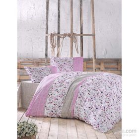 Clasy Pembe Çift Kişilik 200 x 220 cm Nevresim Takımı