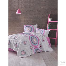 Clasy Pembe Tek Kişilik 160 x 220 cm Nevresim Takımı