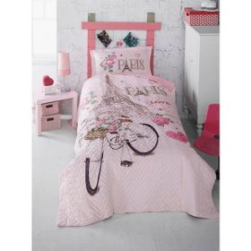 Clasy Pembe Tek Kişilik 160 x 220 cm Nevresim Takımı