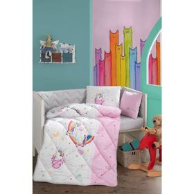 Clasy Pony Ranforce V1 Pembe Bebek Yorgan