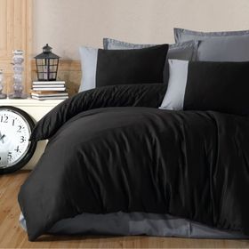 Clasy Pure V1 Siyah Çift kişilik Nevresim Takımı