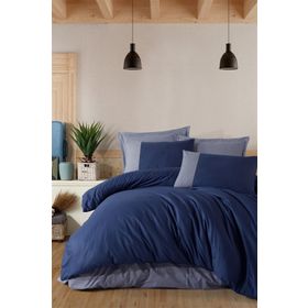 Clasy Pure V3 Lacivert Butik Serisi Çift Kişilik Nevresim Takımı