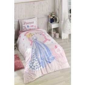 Clasy Ranforce 160x220 cm Vanessa Pembe Tek Kişilik Nevresim Takımı
