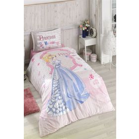 Clasy Ranforce 160x220 cm Vanessa Pembe Tek Kişilik Nevresim Takımı
