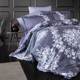 Clasy Ranforce 200x220 cm Melrose Gri Çift Kişilik Nevresim Takımı