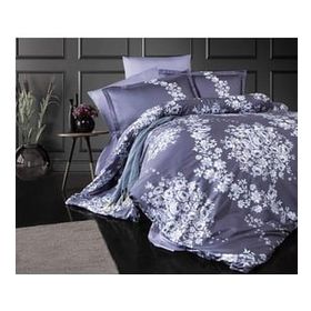 Clasy Ranforce 200x220 cm Melrose Gri Çift Kişilik Nevresim Takımı