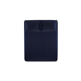 Clasy Ranforce Lastikli 100x200 cm Koyu Lacivert Tek Kişilik Çarşaf Seti