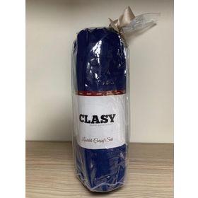 Clasy Ranforce Lastikli 100x200 cm Koyu Lacivert Tek Kişilik Çarşaf Seti