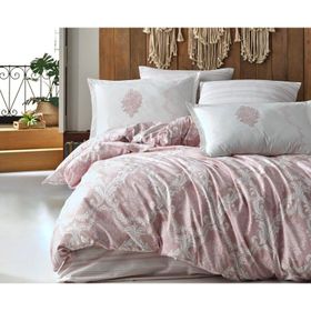Clasy Ranforce Tek Kişilik Fiorita V1 Pembe Nevresim Takımı