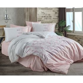 Clasy Ranforce Tek Kişilik Fiorita V1 Pembe Nevresim Takımı