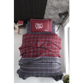 Clasy Ranforce%100 Pamuk Tek Kişilik Yatak Örtüsü Seti