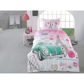 Clasy Romantic V1 Tek Kişilik Yatak Örtüsü