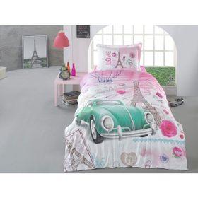 Clasy Romantic V1 Tek Kişilik Yatak Örtüsü