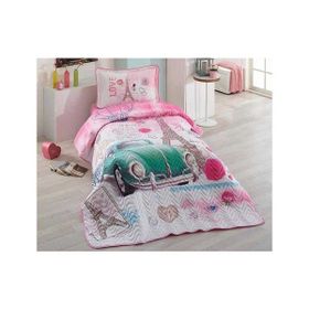 Clasy Romantic V1 Tek Kişilik Yatak Örtüsü