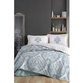 Clasy Ruma V1 Mint 240x220 cm Ranforce Çift Kişilik Nevresim Takımı
