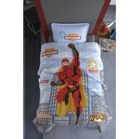 Clasy Süperhero V1 Ranforce Tek Kişilik Yatak Örtüsü