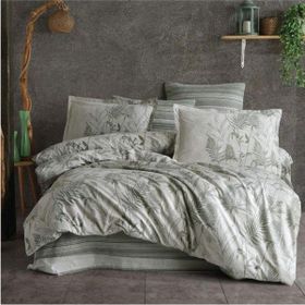 Clasy Tuva V1 Yeşil Ranforce Tek Kişilik 160x220 cm Nevresim Takımı