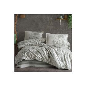 Clasy Tuva V1 Yeşil Ranforce Tek Kişilik 160x220 cm Nevresim Takımı