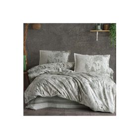 Clasy Tuva V1 Yeşil Ranforce Tek Kişilik 160x220 cm Nevresim Takımı