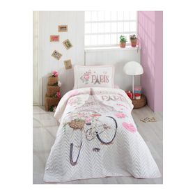 Clasy Valetta Home Ranforce Tek Kişilik Yatak Örtüsü Takımı Paris Love