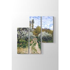 Claude Monet - Elma Ağaçları Tablosu