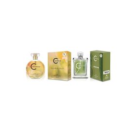Cle D'Amour Powdering Fruits Vegan EDP 100 ml Kadın Parfüm + Strong Man 100 ml Erkek Parfüm Seti