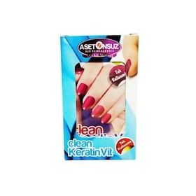 Clean Keratin Vit 8'li Asetonsuz Oje Temizleyici Mendil