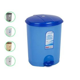 Clean Pedallı 18 lt Mavi Çöp Kovası