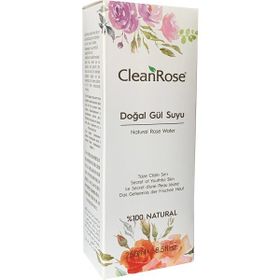 Clean Rose 250 ml Doğal Gül Suyu