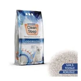 Clean Step 10 lt Kokusuz Topaklanan İnce Taneli Bentonit Kedi Kumu