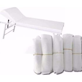 Clean Stoff 80x220 cm 500 Adet Beyaz Lastikli Ebatlar Sedye Örtüsü