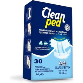 Cleanped XLarge 30 Adet Yetişkin Hasta Bezi