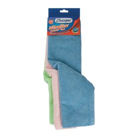 Cleanpex 3'lü 30x40 cm Mikrofiber Temizlik Bezi