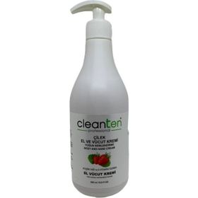 Cleanten Çilek 500 ml El ve Vücut Kremi